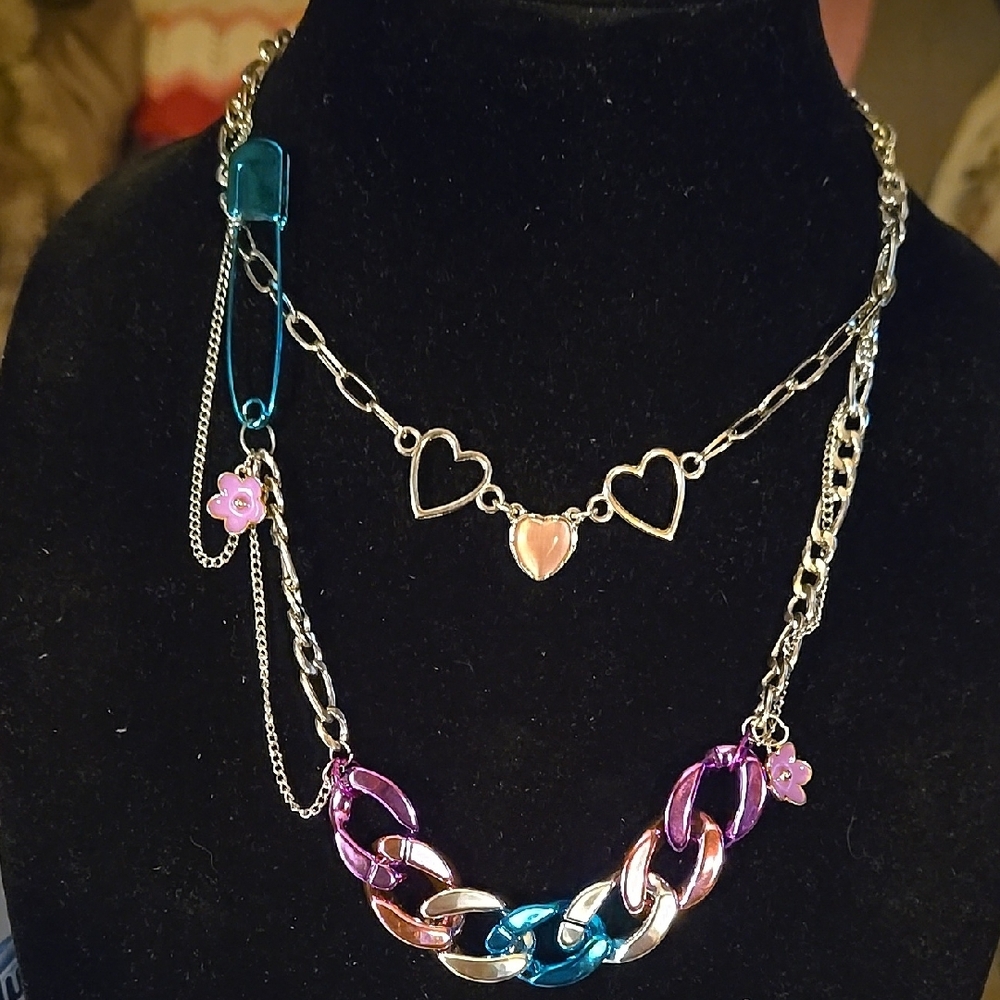 Colorful Metal And Resin Chain - Picture 10 of 15